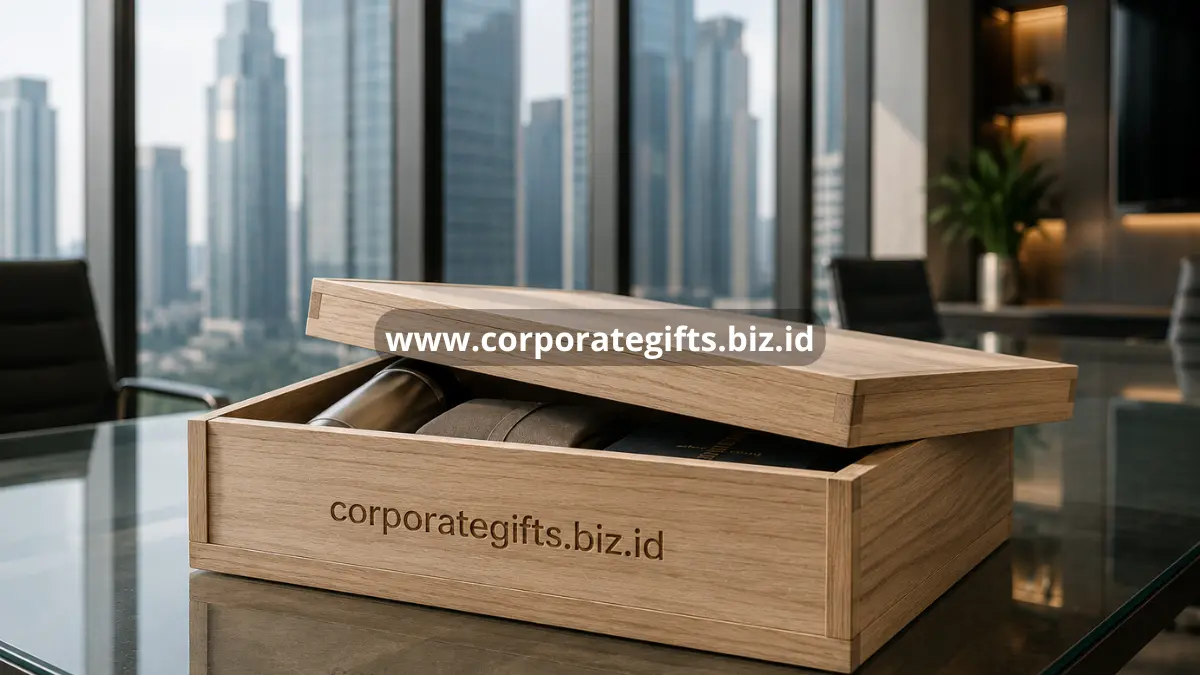 Hampers Kantor Custom Logo Perusahaan di Malang