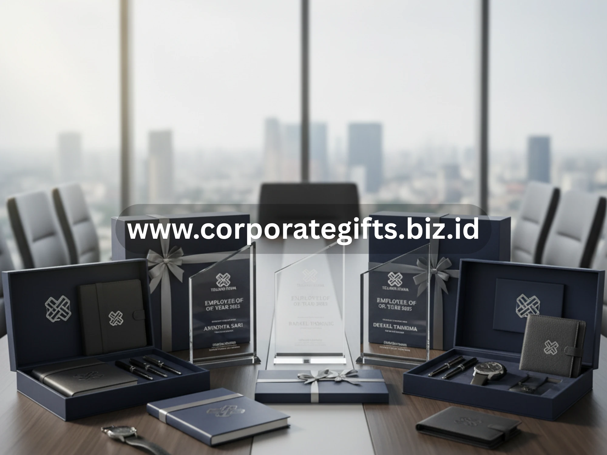 Souvenir penghargaan eksklusif untuk karyawan berprestasi
