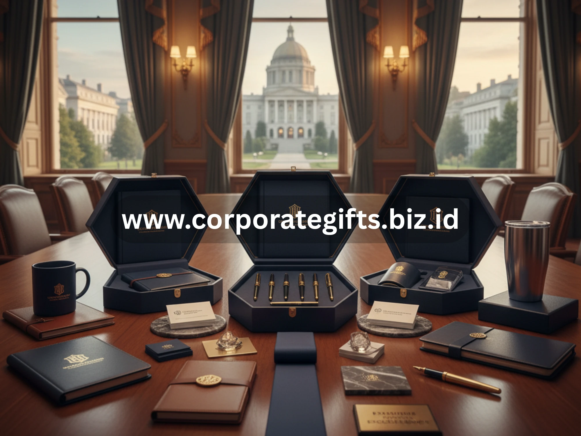 Souvenir eksklusif perusahaan untuk direksi dan pemimpin akademik