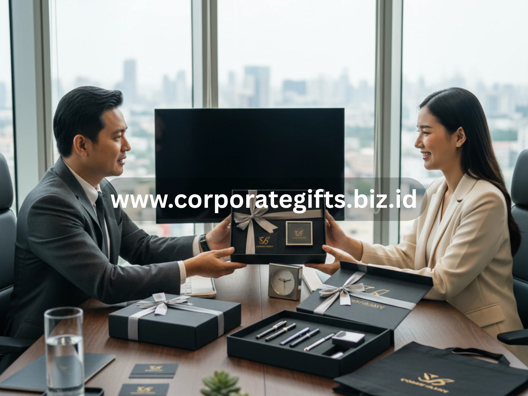 Pertemuan bisnis dengan pendekatan personal antara perusahaan dan mitra