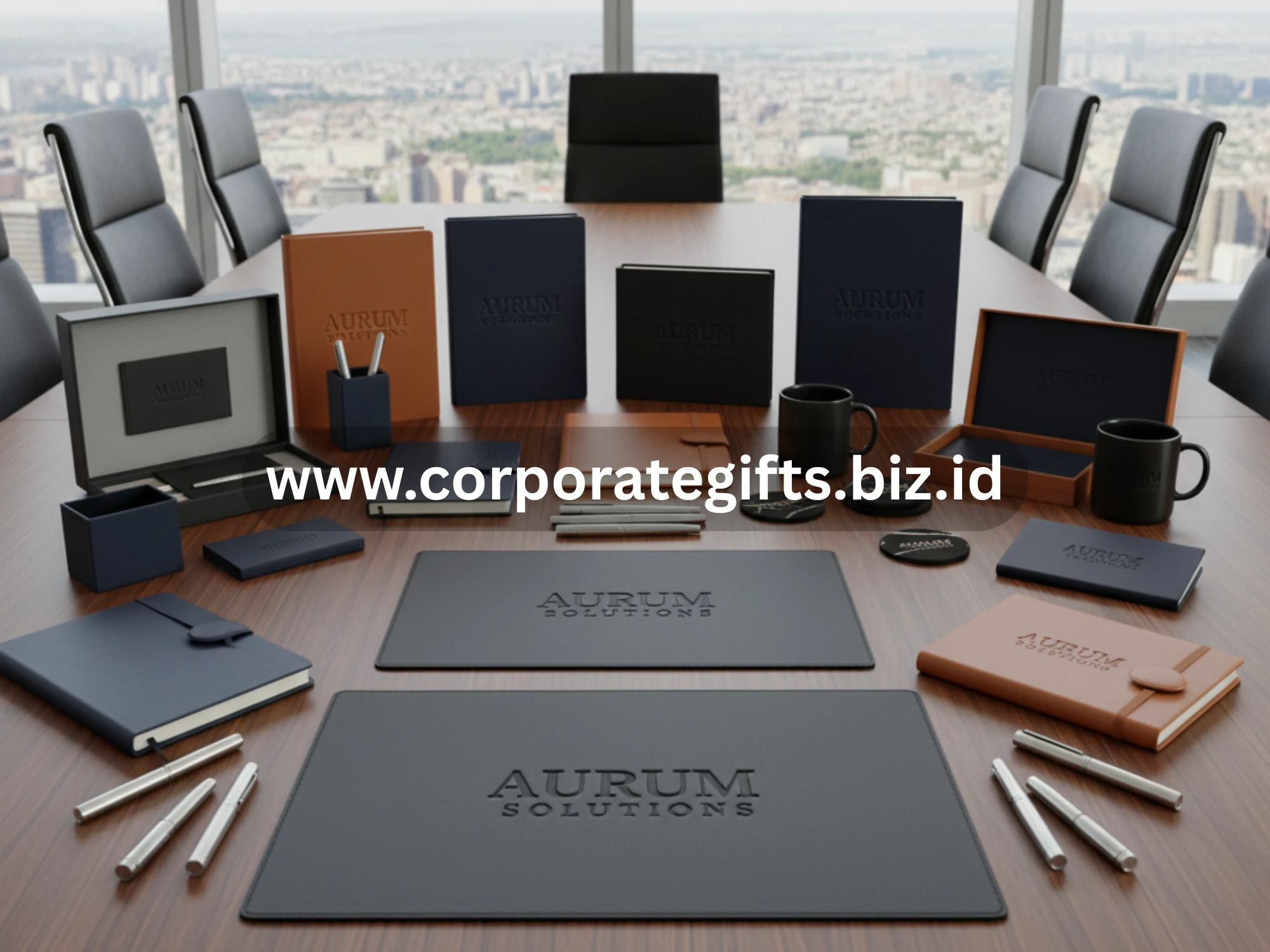 gift set eksklusif dengan kemasan elegan untuk klien premium