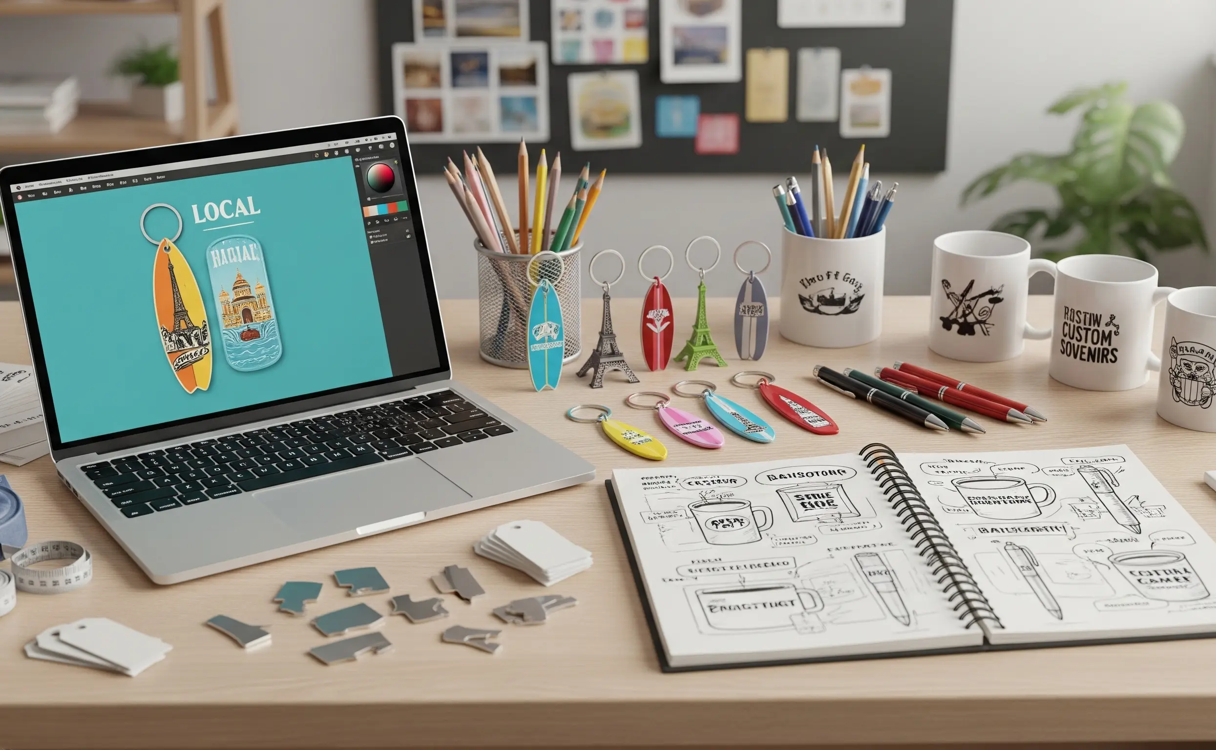 Ilustrasi Souvenir Kantor